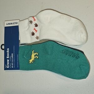 Old Navy Crew Socks 6-Pack for Toddler 2T-3T New